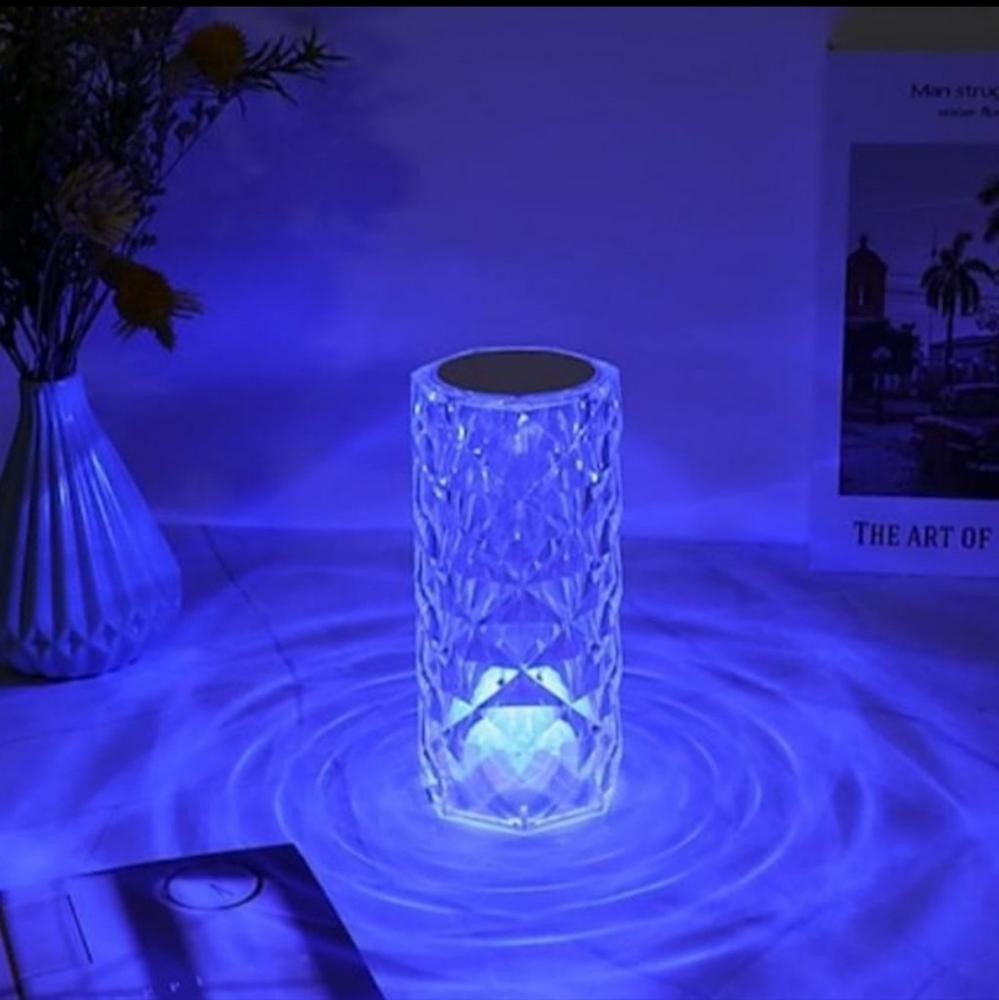 Rose Diamond Table Lamp - Picture 2 of 4